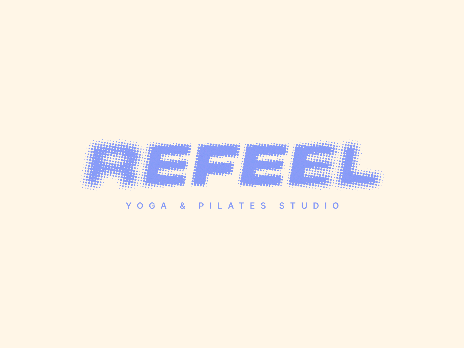 REFEEL – Yoga & Pilates Studio blur brand identity branding logo logotype pilates pilates logo typography wordmark yoga brand yoga logo yoga logotype yoga studio