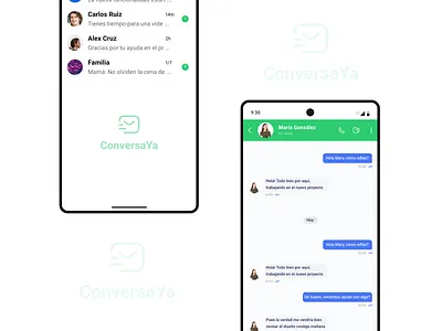 ConversaYa - Direct Message app branding design graphic design logo typography ui ux
