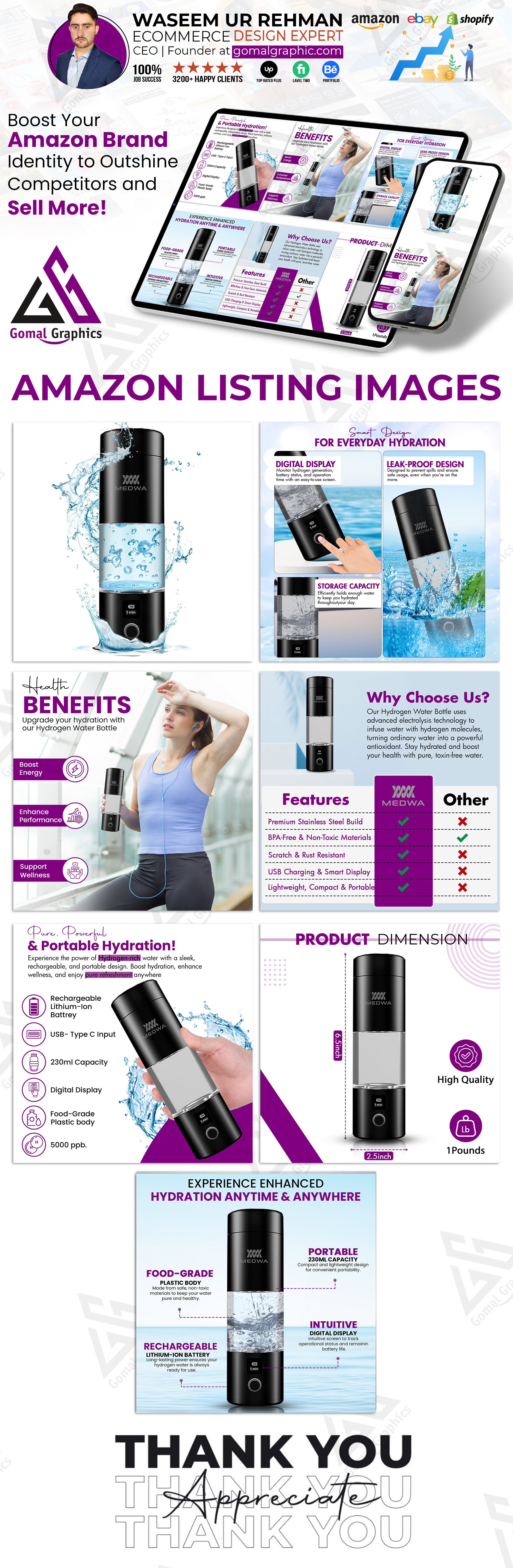 Example of Amazon A+ Content & Listing Images