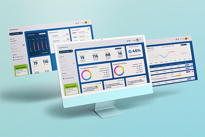 LeaveCentral dashboard healthcare ui visual design