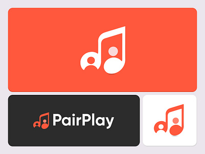Pairplay Unused Logo Concept awesome logo brand idnentity design branding branding idea creative conept logo creative logo creative logo for music design iconic logo logo design logo designer logo idea logotype music creative logo music icon logo music iconic logo music logo music logo idea music logo sale music share logo