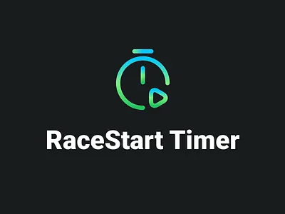 RaceStart Timer - Timer App app design graphic design logo typography ui ux