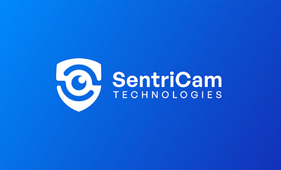 Security Camera company logo - Camera + Security Icon animation branding cam logo cctv logo concept graphic design home security branding logo minimal camera logo modern security logo security camera logo security icon logo surveillance tech logo