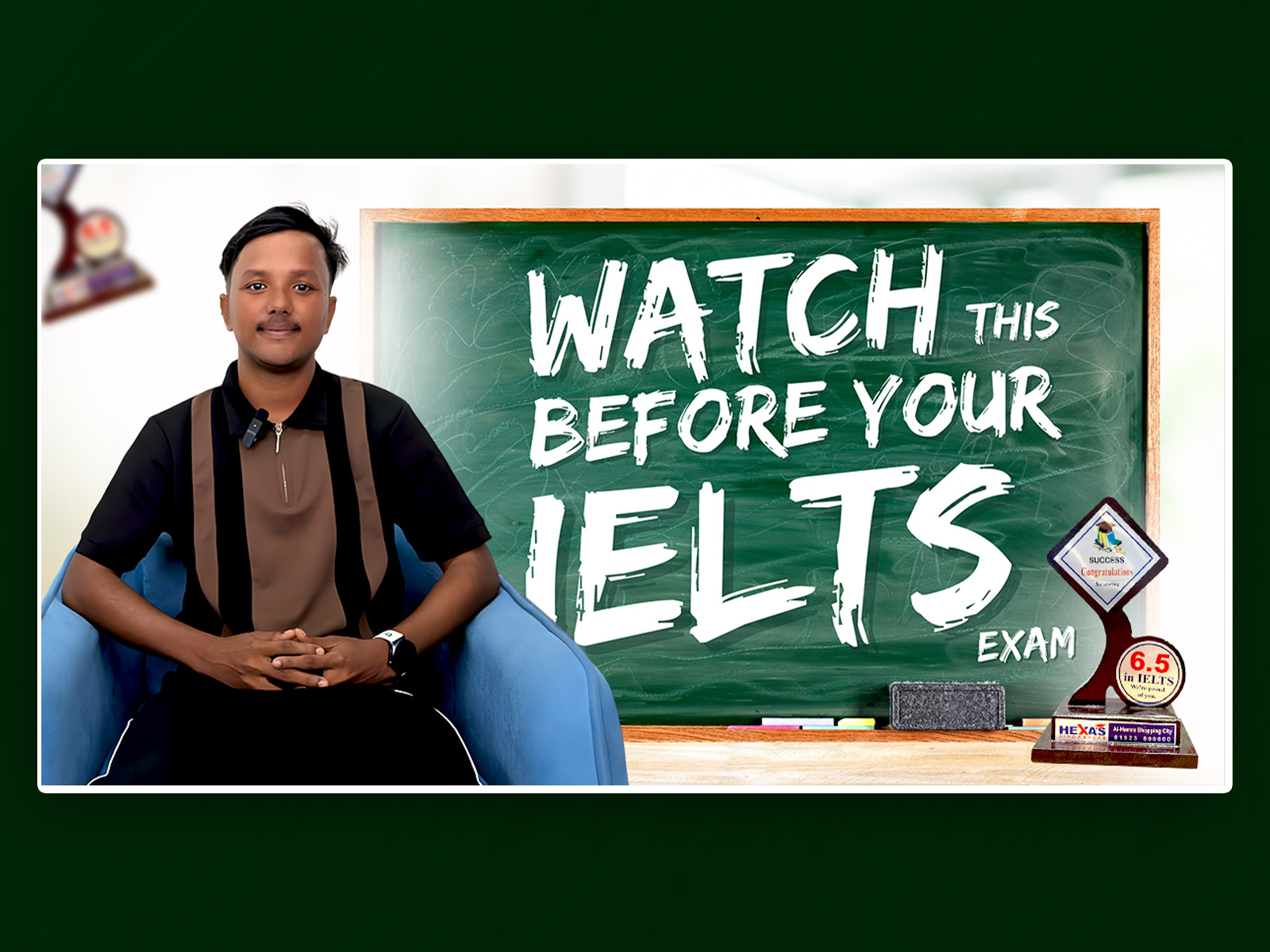 Eye-Catching Education YouTube Thumbnail bold typography thumbnail click worthy thumbnail custom thumbnail edtech thumbnail design education thumbnail educational content design eye catching thumbnail graphic design high contrast design online learning design student success thumbnail study thumbnail youtube thumbnail design