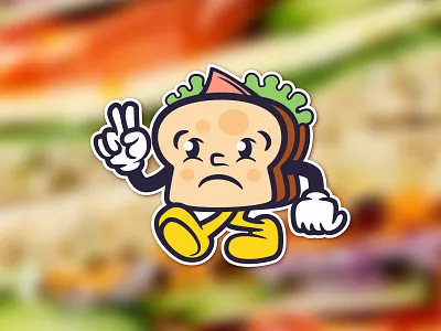 Sadwich Character adobe illustrator branding cdmx character design colorful emotional design emotions food food design illustration mascot mexico retro sad sandwich vector vector art vintage