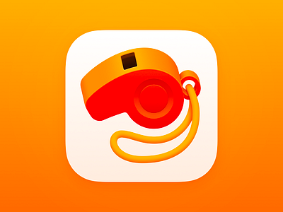 Whistle App Icon app icon design icon design ios app icon