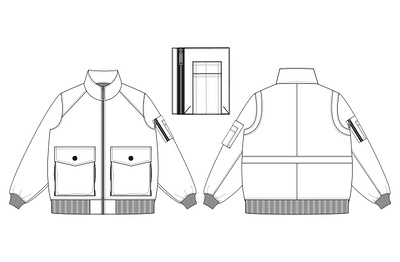 MEN'S JACKET FLAT SKETCH 2d drawing 2d illustration apperal design design drawing graphic design illustration tech pack techpack