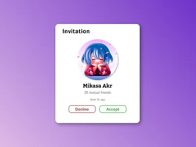 Day 078 : Invitation dailyui