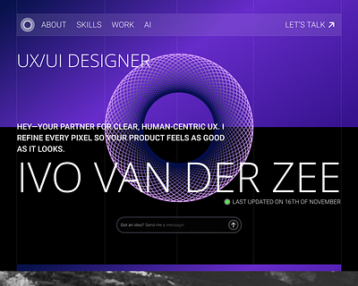Portfolio update 2025 design portfolio gradient design landing page design landinge page portfolio portfolio design ui ui design ux ux design