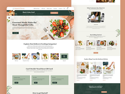 Website Redesign & Meal Voucher Integration clean design designprocess ecommerce gift meal vouchers gifting giftmealvouchers minimalistui responsivedesign testimonials userexperience visualdesign website websiteredesign