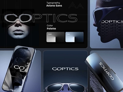 BRAND RECOGNITION - COPTICS bold brand brandidentity branding custom design futuristic graphic design graphics illustration logo logodesign ui ux vector