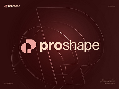 Proshape Logo Design brand branding geometric shapes logo geometry logo icon identity letter p logo logo logo design logodesign logomark logos logotype mark modern logo no code website builder logo symbol timeless logo vector website builder platform