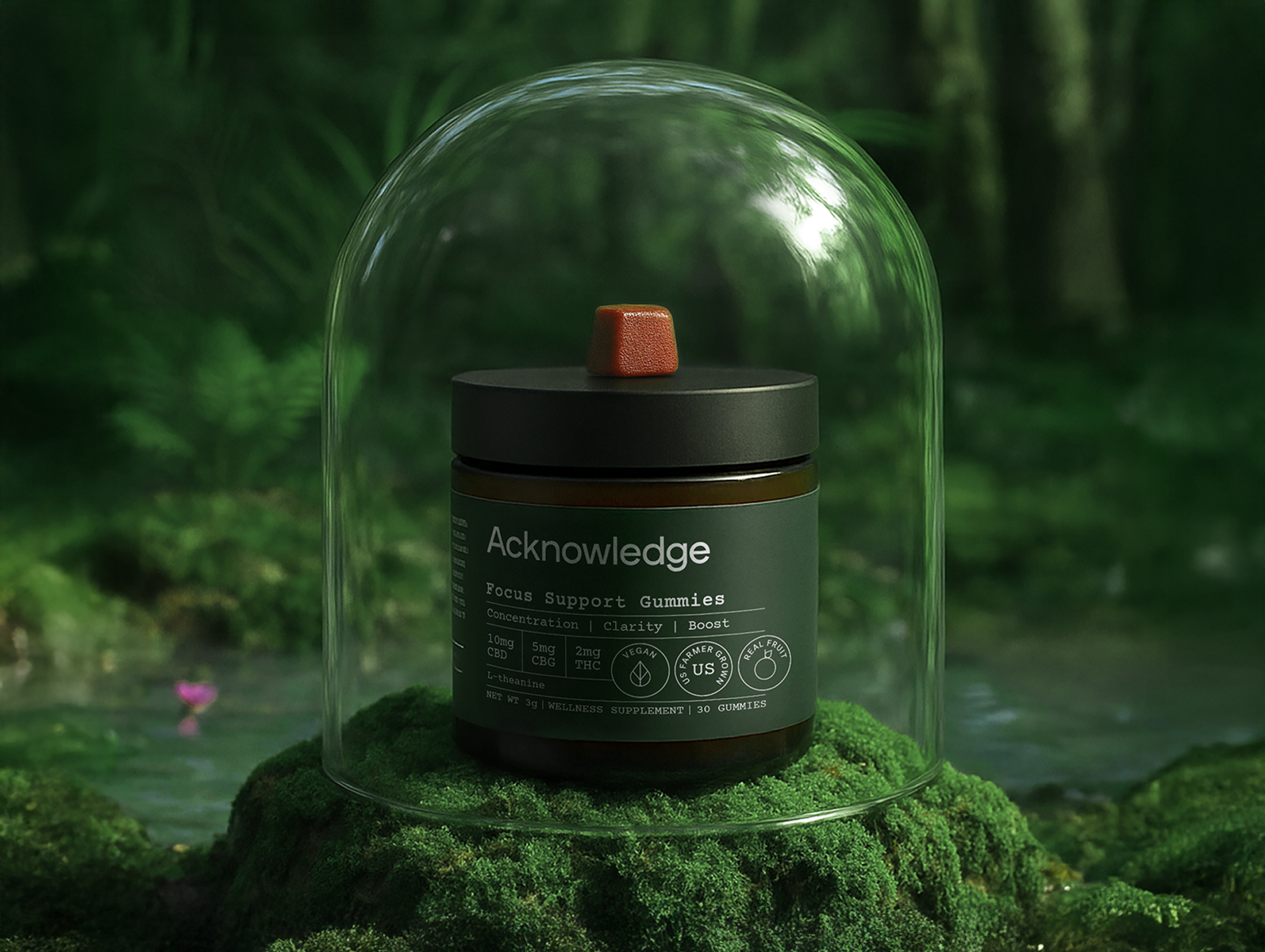 Acknowledge art direction brand positioning cbd creative concept e commerce graphic design hemp marketing marketing design packaging design social media design strategic design thc website design wellness branding