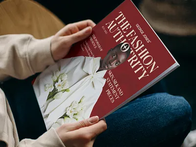 Fashion Magazine Cover Design branding fashion fashion branding graphic design layout design magazine cover magazine design