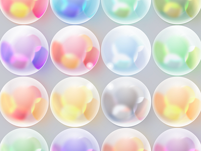 Orbs 3d abstract animation colours css marbles motion graphics orbs ui