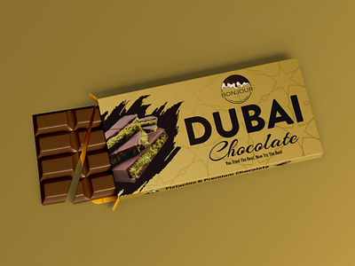 Dubai Chocolate Bar Label Design chocolate bar mockup chocolate bar pacakging design chocolate milk clean design cococa dark chocolate dubai chocolate dubai chocolate bar label design layer minimalist design new design pacakging design premim design premium design print design professional design template trending design unique design