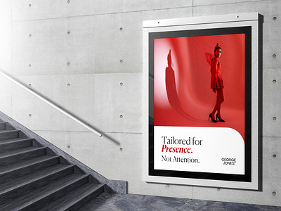 George Jones—Fashion Brand Advertising advert design advertising billboard billboard design brand identity branding design fashion brand flyer design graphic design logo logo design poster design print design
