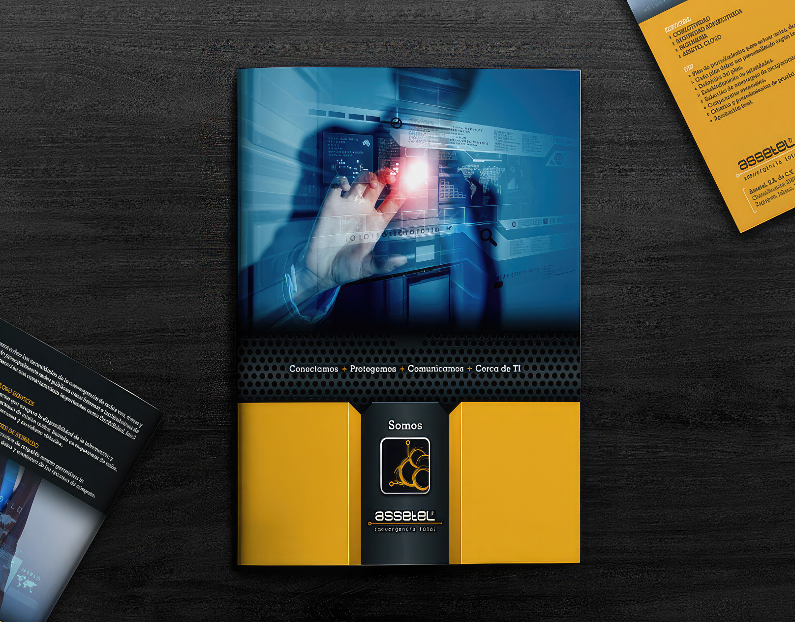 Assetel - Corporate stationery design assetel design john cave rd studios stationery