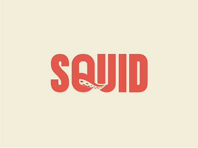 Squid Logo Design apparel brand branding clothing design fashion graphic design logo squid typography vector wordmark