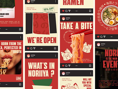 Noriiya Branding - Social Media animation beige brand brand identity branding cute mascot design food fox graphic design japanese logo mascot motion graphics orange ramen restaurant social media social media motion vektora