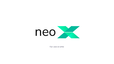 Neo X brand logo branding graphic design logo