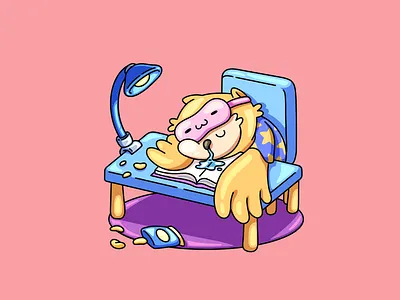 Cute Owl Mascot animation baby brand baby cartoon branding cartoon cartoon mascot creature cute mascot design graphic design illustration logo mascot character mascot chibi owl cartoon procreate sleepy sleepy mascot ui