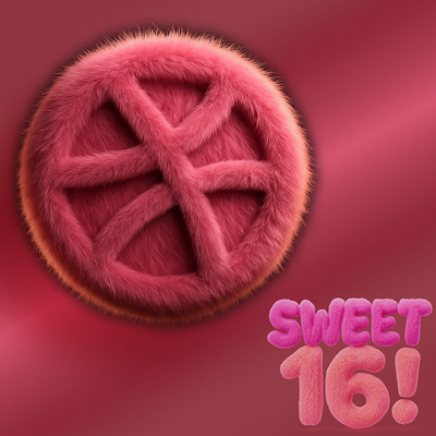 Happy Birthday Dribbble Love You|dribble sweet 16 dribbble dribbble sweet 16 dribbble16 graphic design graphic designer rebound