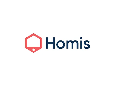 Homis - Logo Design Concept appartment architecture brand identity branding concept construction deal design designer portfolio hexagon home house interior logo logo designer modern property sell tag