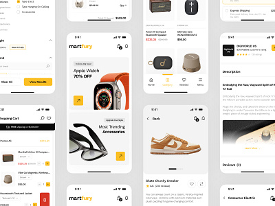 Martfury - Marketplace Mobile App app ecommerce flutter marketplace martfury mobile shop