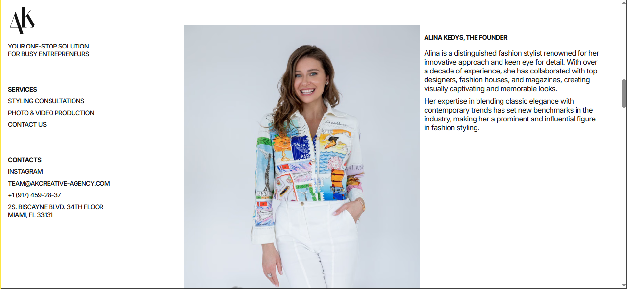 Example of Squarespace Website Maintenance Services