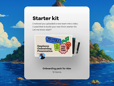 Proactive agent ✨ agent ai assistant branding card clean ios ui ux web