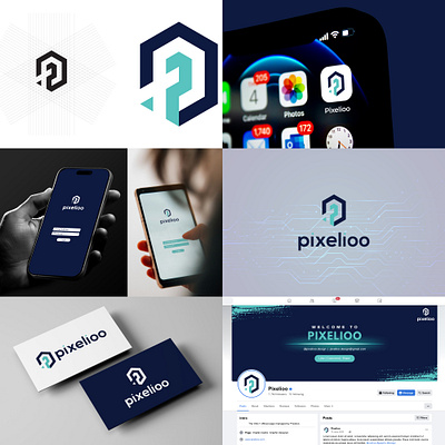 Logo Design for Pixelioo pixelioo