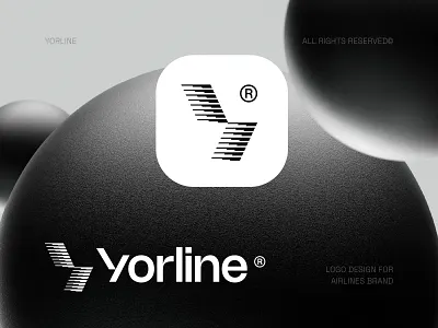 Yorline® - Logo Design for an Airlines Aviation Services Brand airline airlines brand airlines logo airlines logo design airplane icon app icon aviation branding creative logo flight flight visa jet logo logo design logotype modern logo motion logo plane plane logo travel