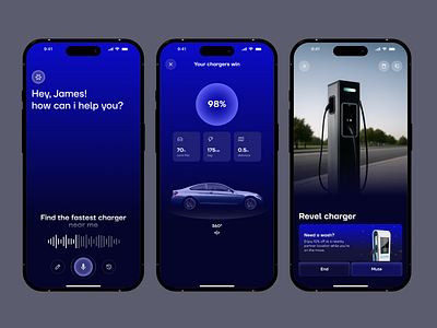 Juice - Smart EV Charging Car App - AI Assistant ai ai assistant ai interface charging car electric car electric car app electronic vehicle ev ev app ev car ev charging ev charging station ev mobile app ev ui map mobile app smart car ui design ui ux wavespace