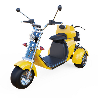 3D Product Design of a Scooter 3d 3d modeing 3d rendering 3dmodeling 3dproductdesign animation caddesign design productrender visualization