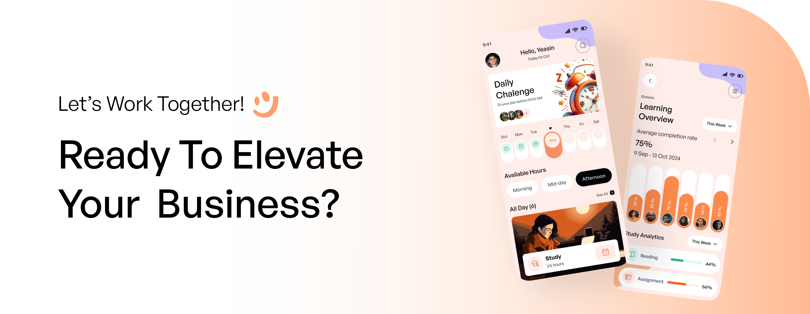Example of Mobile App Design Concepts & Development
