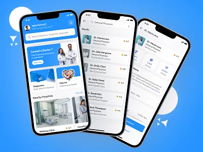 Telemedicine App UI Design Case Study app ui design case study clean ui doctor app healthcare healthcare app medical app medical app design medical app ui design medicine mobile app design telemedicine trending ui design ui design case study ui ux design