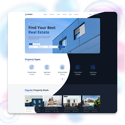 Homeey – Real Estate Figma UI Kit auth cleanui darkmode design designsystem figmakit figmatemplate figmaui graphic design logo propertylisting realestate realestatedesign realestateui typography ui uiux ux vector webuidesign