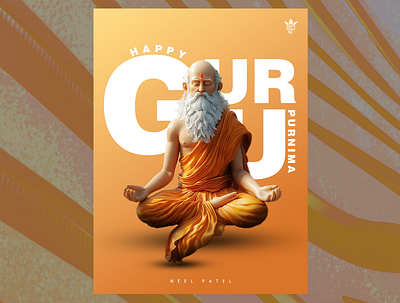 GURU PURNIMA Poster Design brand marketing branding festival graphics design guru purnima indian festival luxury luxury design luxury poster marketing minimal modern modern design photoshop premium teacher teachers day