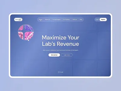 Pathology Services Platform Website ai healthcare ai website design clinic website cool website corporate website creative website doctor website health website healthtech hospital website lab website laboratory medical website design modern website pathology pathology website professional website saas website web design inspiration wellness website