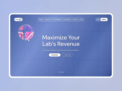 Pathology Services Platform Website ai healthcare ai website design clinic website cool website corporate website creative website doctor website health website healthtech hospital website lab website laboratory medical website design modern website pathology pathology website professional website saas website web design inspiration wellness website