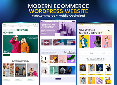 Modern eCommerce WordPress Website Design website