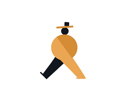 Balance Man Walk Cycle Animation adobe after effect animation animation after effects gif animation illustration illustration animation lottie lottiefiles