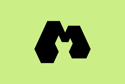 M Gorilla branding design flat graphic design logo minimal vector