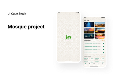 Mosque project ( Second Source LLC. ) 2ndsource design ui ux
