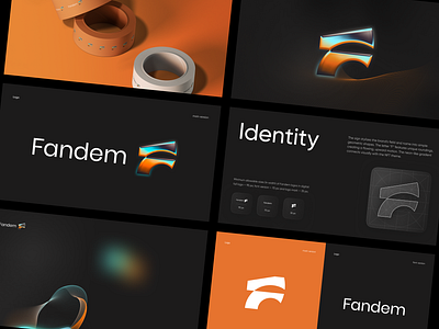 Fandem branding b2b blockchain brand strategy branding colors design flat graphic design home identity illustration layo logo page patterns saas studio typo ui ux