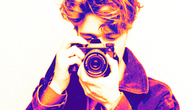 RetroGlow Halftone Photo Effect retroglow