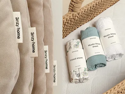 Anzy Home — home decor brand system #18 branding emblem furniture home decor identity knitted decor logo logotype packaging