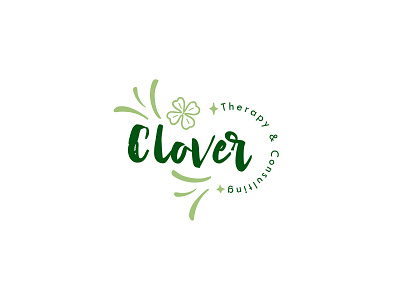 Clover - Therapy and Consulting brand design clover consulting emotionalwellness green holistichealing logo logo designer logodesign massage center massage parlor mentalhealth mindbodysoul mindfulness psycology therapy wellnesscenter