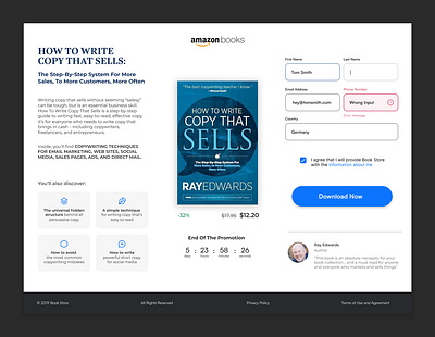 Amazon book E-Com branding graphic design ui